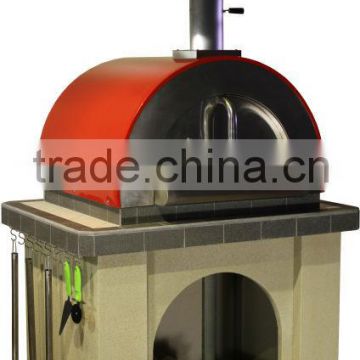 Luxury Red Bakery oven Charcoal Grill