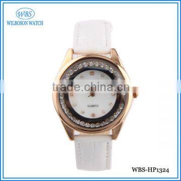 Nickel free bracelet assembly watch for lady