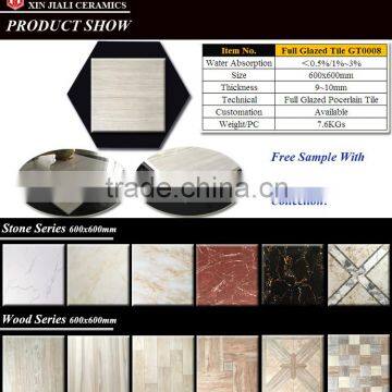 GT0008 600x600MM Full Glazed Polished Floor Tiles