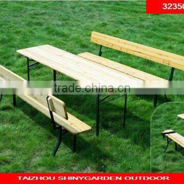 2015 hot sale wooden beer table sets