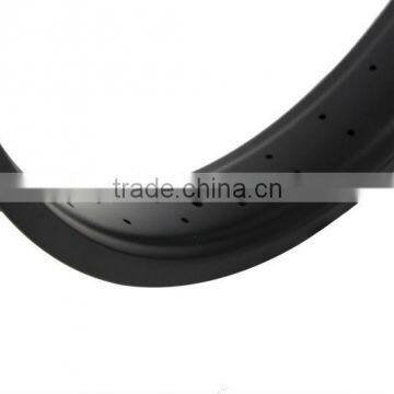 Cheap Bicycle Part 26er 80mm Carbon Fat Bike Rim Tubuless 26'' Clincher High Quality 190/197mm 2014 Fat Bike 26" Fat Tire photo-2