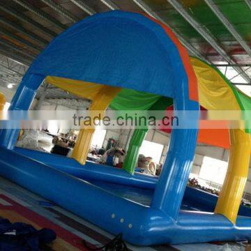Qihong High Quality Cheap Inflatable Air Cabin Tent, Inflatable Dome Pool With Tent Made in China photo-2