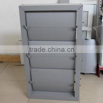 Aluminum Flat Tube Aluminum Sun shade Louvre / Roof Panel