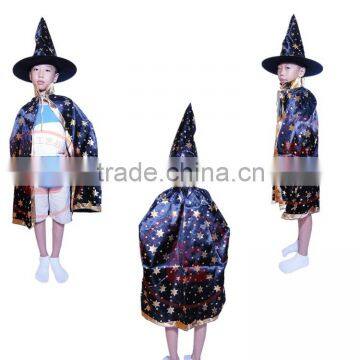 hot cheap satin capes halloween witch cloak capes for kids