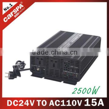 Inverter with charger UPS series 24V DC TO 110V AC, 2500W, 15A modified sine wave power (UPS2500)