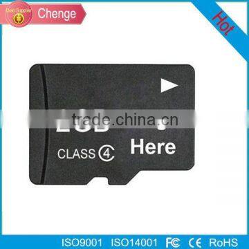 Taiwan factory produced OEM TF memory card 2gb 4gb 8gb micro memory cards with adaptor in plastic case