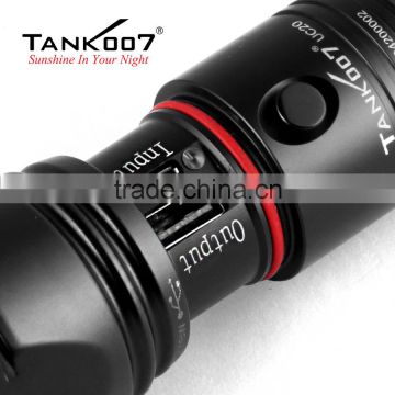 High lumen army torch tactical flashlight from Tank007 factory