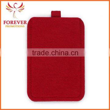 Chinese Hot selling Red Felt Wool Smart Phone Case