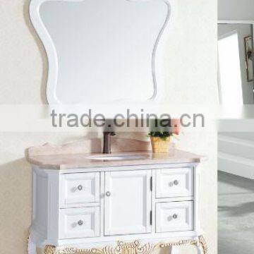 Middel size Antique Solid Wood Bathroom Vanity