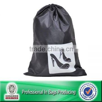 Promotional 210D Polyester Drawstring Shoe Bag