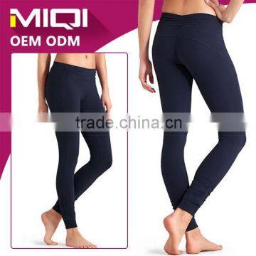 Wholesale woman sports pants nylon and spandex ladies yoga pants