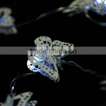 led christmas light led classic metal butterfly light