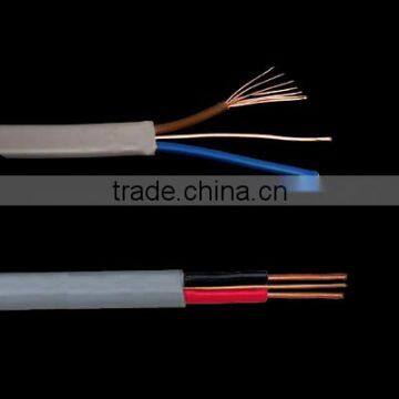 Twin earth Flat electric cable to BS6500