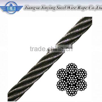 Steel Wire Rope For Piling 7X19 18mm shipping from China