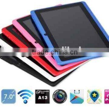 2014 Wholesale 7 Inch Tablet PC Android 4.0 Capacitive Screen 512M 4GB Camera WIFI Q88 Allwinner A13 Stouch 7'' Tablet pc photo-4