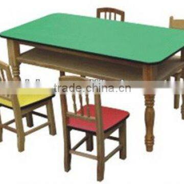 CE Certficated Fireproofing Wooden KidsTable And Chairs For Nursery BH15103