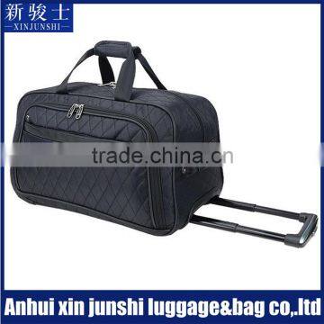 large capacity rolling dufflel tote bag men eminent trolley luggage