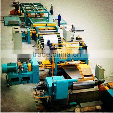 Steel coil cut to length line