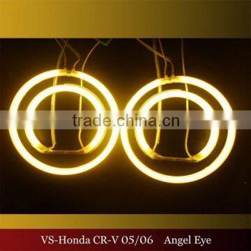 wholesale led headlight yellow color For Honda CRV led Angel Eyes Halo Ring kit for CRV 05/06 head lamp kit