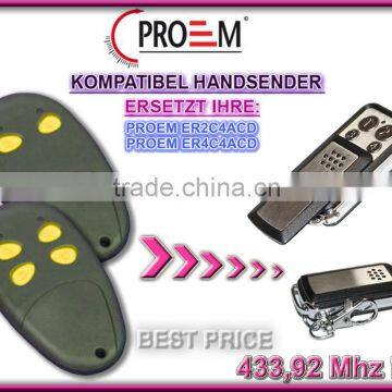 PROEM ER2C4ACD,ER4C4ACD remote control 433,92MHZ
