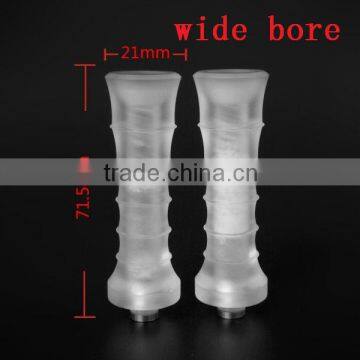 The latest list wide bore huge size acrylic drip tips