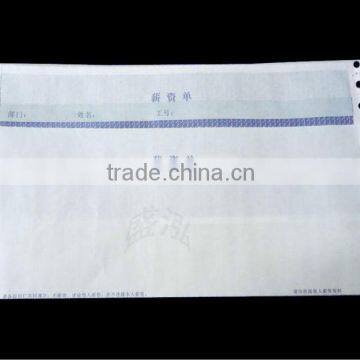 Personalized payslip printing paper manufacturer in Dongguan