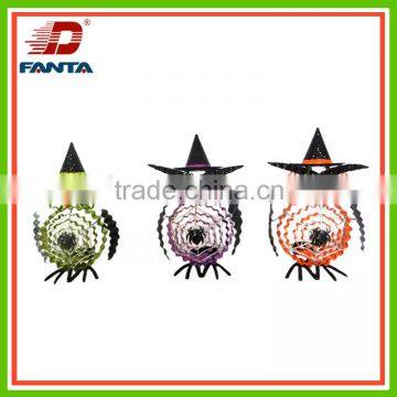 Adorable set of 3 Halloween metal owl tea light holder for gifts