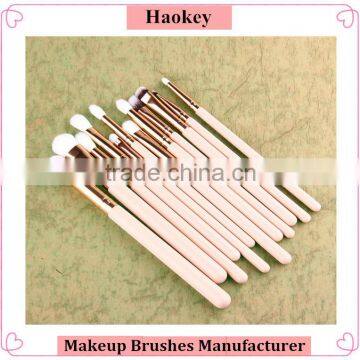 12pcs Rose Gold Silicone makeup cleaner kabuki bristle face cleaning brush cosmetic set                        
                                                Quality Choice
