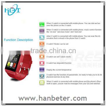 Hotselling Factory Cost Waterproof Newest Design Bluetooth Big Screen Watch Phone