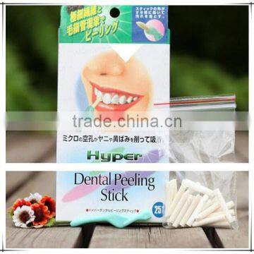 Hot selling Whiten Teeth Tooth Dental Peeling Stick/Private label teeth whitening