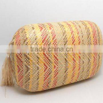 2015 fashion designer clutch handbag straw bag