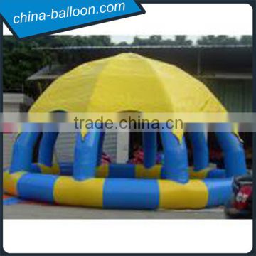 inflatable tent with pool,inflatable dome tent with pool,inflatable cover tent with swimming pool