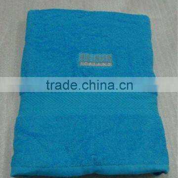 100% cotton terry embroidery bath towel