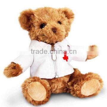 BSCI Toy Chubby Bear Personized Bear Costume Bear Doctor