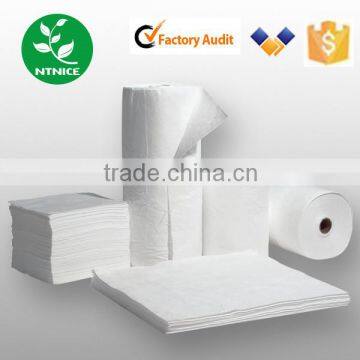 Super 100% PP polypropylene Oil Absorbent spill control products Roll