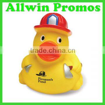 Cheap Customized Fireman Rubber Duck