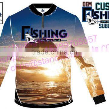 Stan Caleb moisture wicking long sleeve fishing shirt