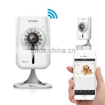 Zmodo two-way audio onvif smart CCTV wifi P2P IP Camera ZH-IXC15-WAC