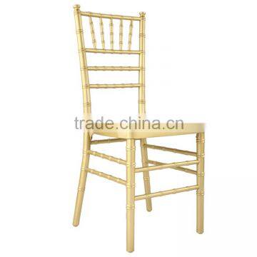 cheap solid wood stacking tiffany chair for rental