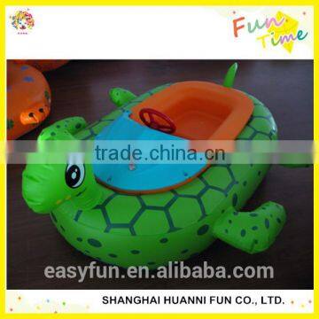 High Quality Animal Inflatable Electric Bumper Boat for Giant water park