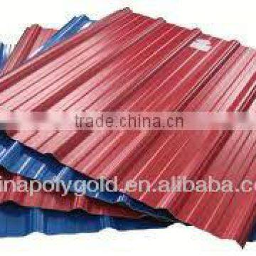 colorful corrugated steel sheet- roof tile