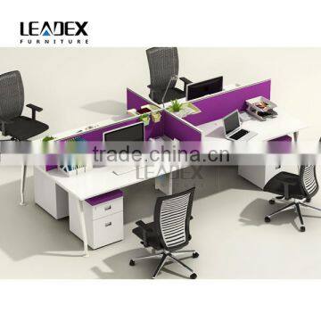 Modern 4 person office workstation germany office furniture