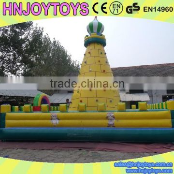 Amazing top sale climbing tower,inflatable climbing tower inflatable coliseum