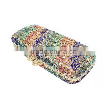 Colorful Clutch Bag Metal Frame Evening Bag /part Bag/wedding Bag (8740A-B) photo-6