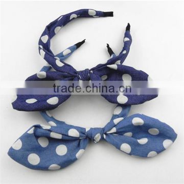 free sample hot sale cotton purple kids hair accessories wholesale china