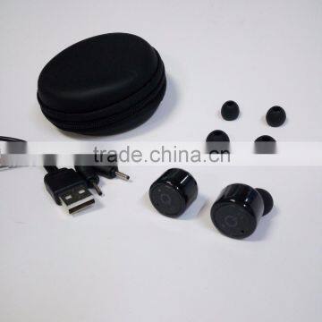 Waterproof Invisible Bluetooth Earbuds Noise Cancelling V4.1 Sports Mini Stereo Bluetooth True Wireless Earbuds photo-5