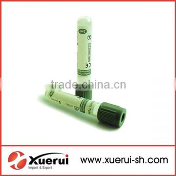 medical grey cap glucose blood collection tube