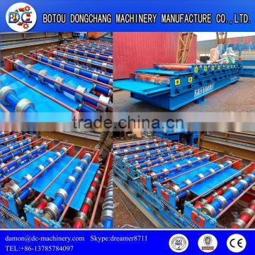 Trapezoidal IBR Coated Zinc Sheets Roll Forming Machine photo-5