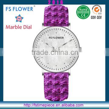 FS FLOWER - Beautiful Watch Winter New Design Fashion Girls Woolen Watch Japan Miyota Movement Custom Quartz Watches