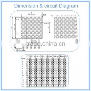 2016 Factory Good Price of 16x16 Dot Matrix Led Display From SZ photo-4
